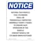 Signmission OSHA Notice Sign, 10" Height, Rigid Plastic, Natural Gas Vehicle Fuel Cylinders Sign, Portrait OS-NS-P-710-V-14316 - alternate 1